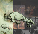 DAUMIER Honor�-Victorien, Don Quichotte et la M�le Morte, 1867, Paris, Louvre, Ensemble
137 x 59cm.